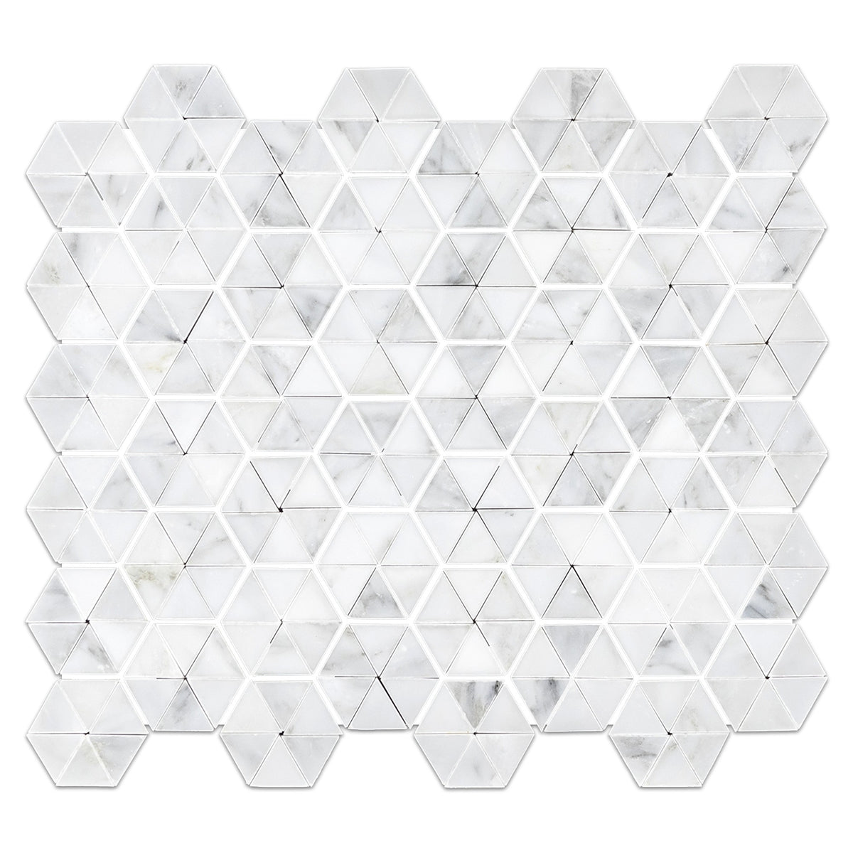 Elon Tile Pearl White Mosaic tile — available at Surface Group