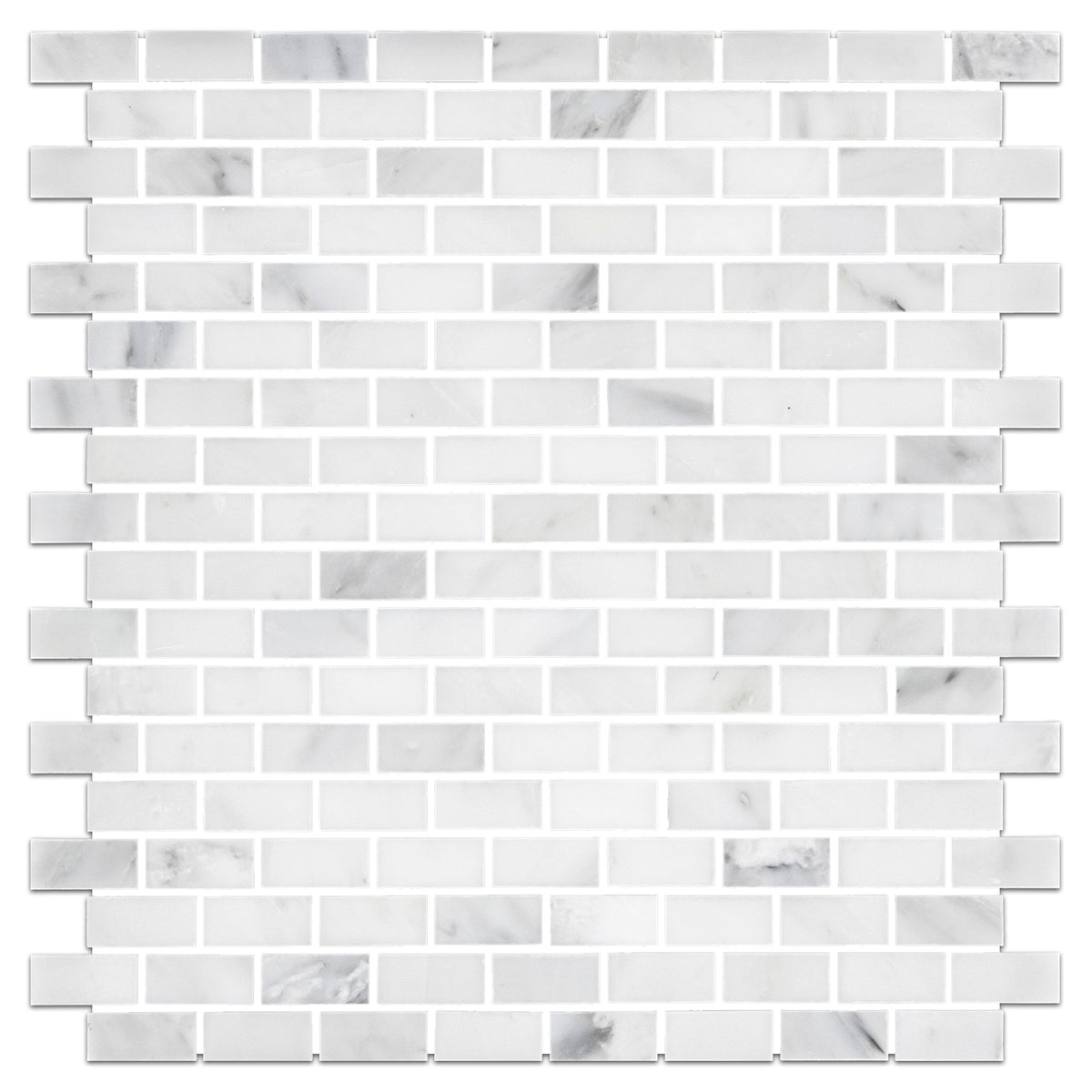 Elon Tile Pearl White Mosaic tile — available at Surface Group