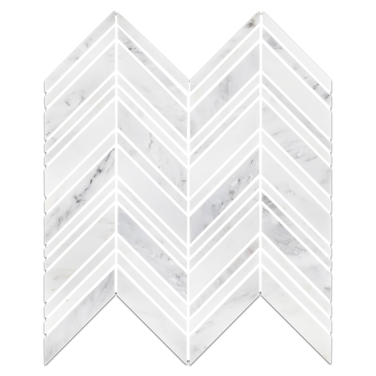 Elon Tile Chevron tile — available at Surface Group