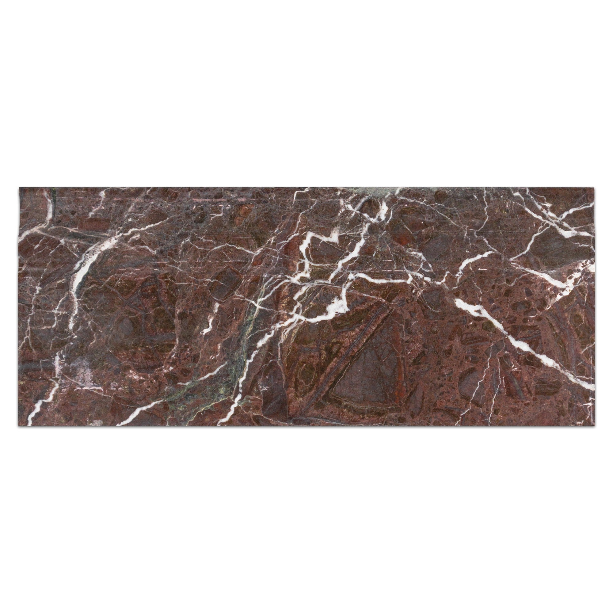 Elon Tile Rosso Levanto Molding tile — available at Surface Group