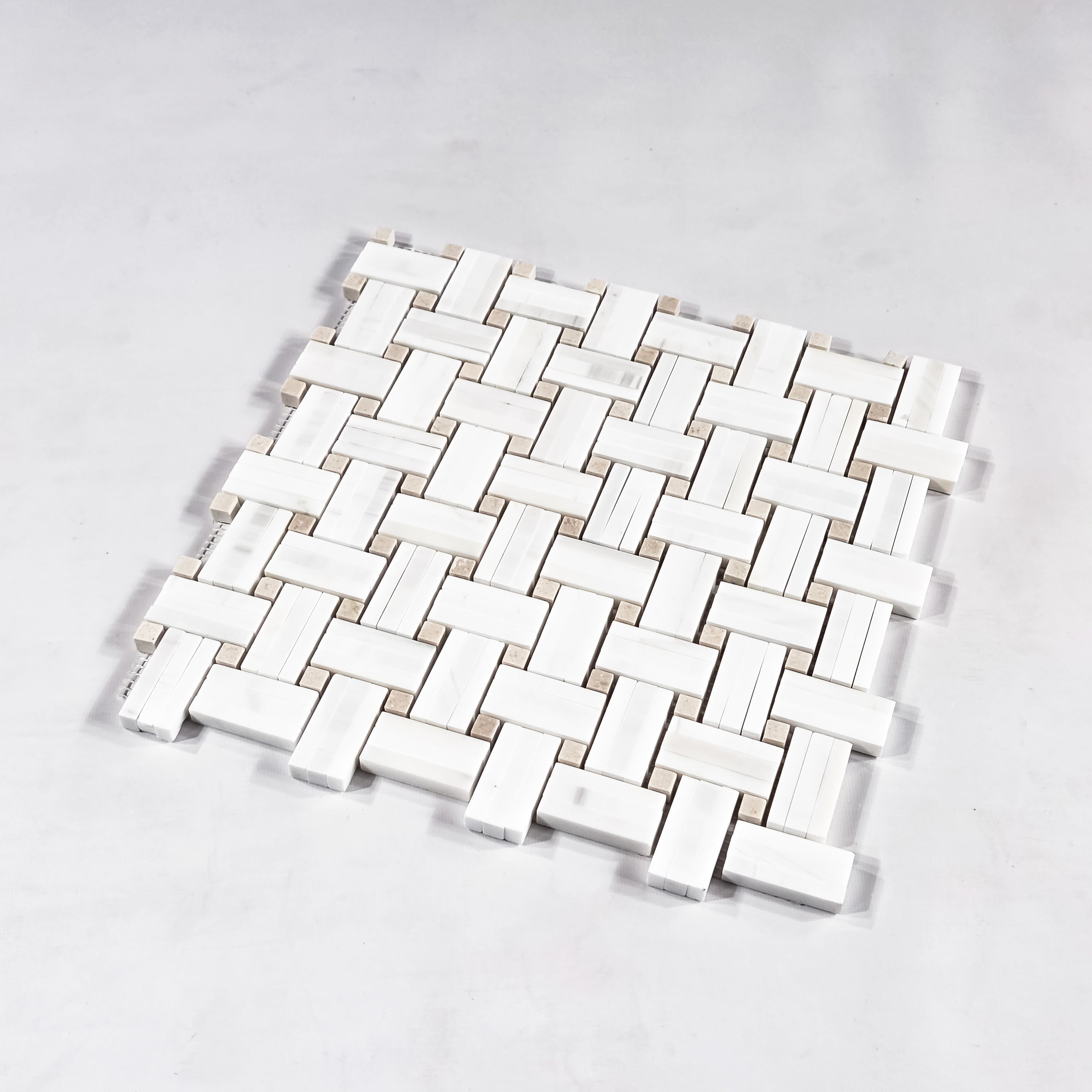 Elon Tile Tri-Weave tile close-up view β available at Surface Group