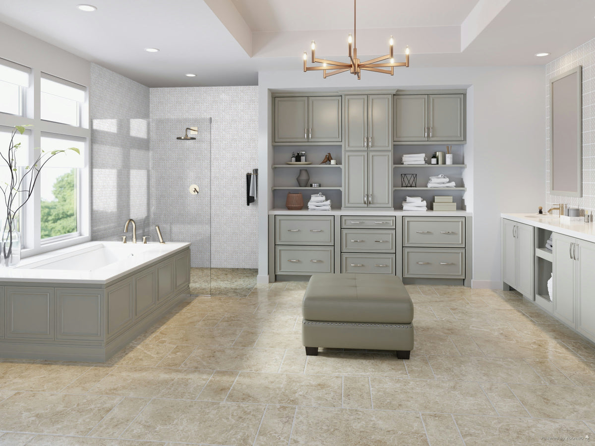 Elon Tile Tri-Weave tile in a room setting — available at Surface Group