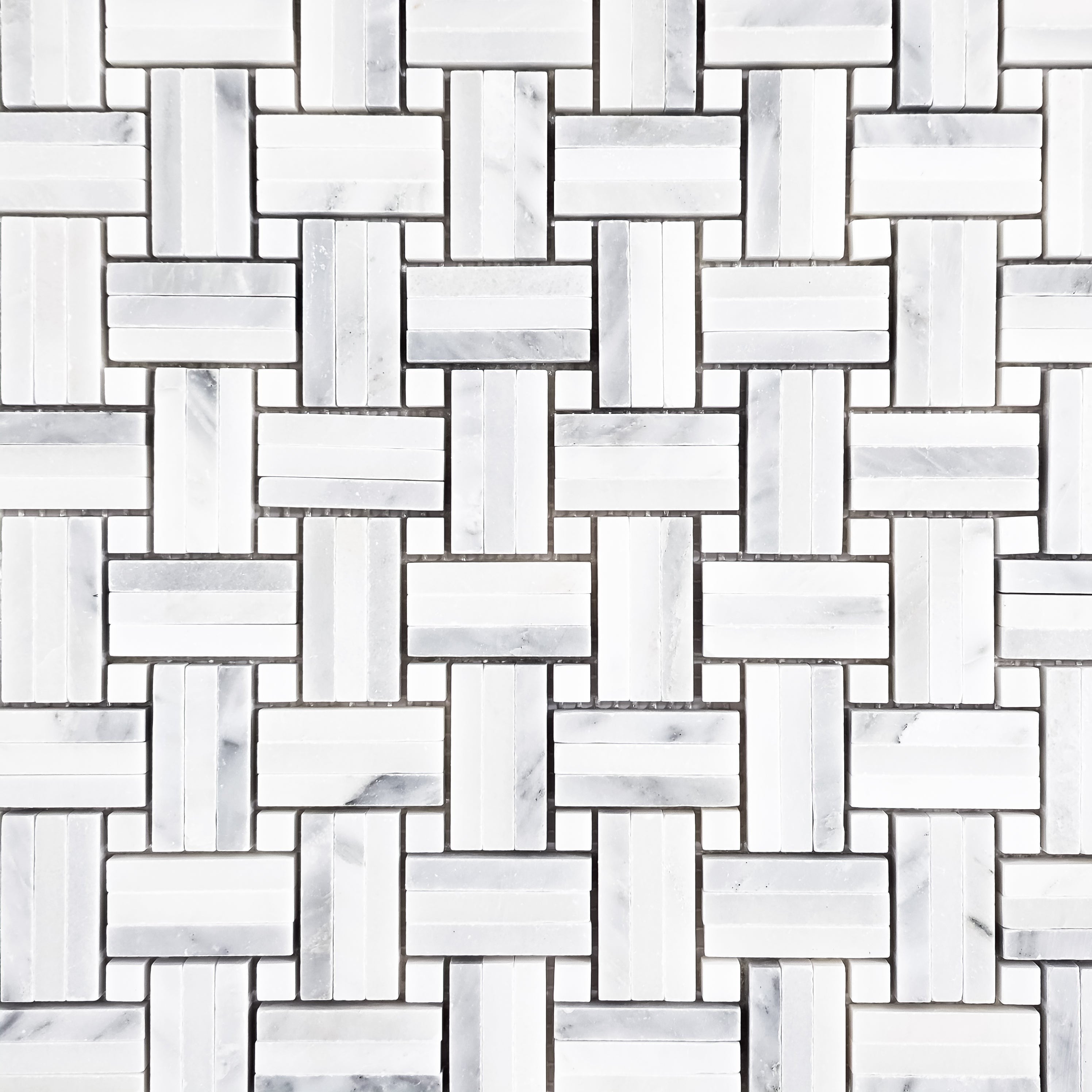 Elon Tile Tri-Weave tile pattern swatch — available at Surface Group