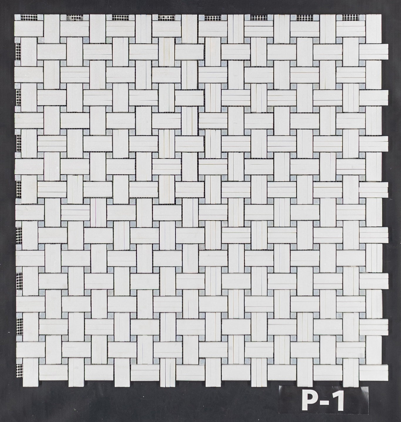 Elon Tile Tri-Weave tile pattern swatch — available at Surface Group