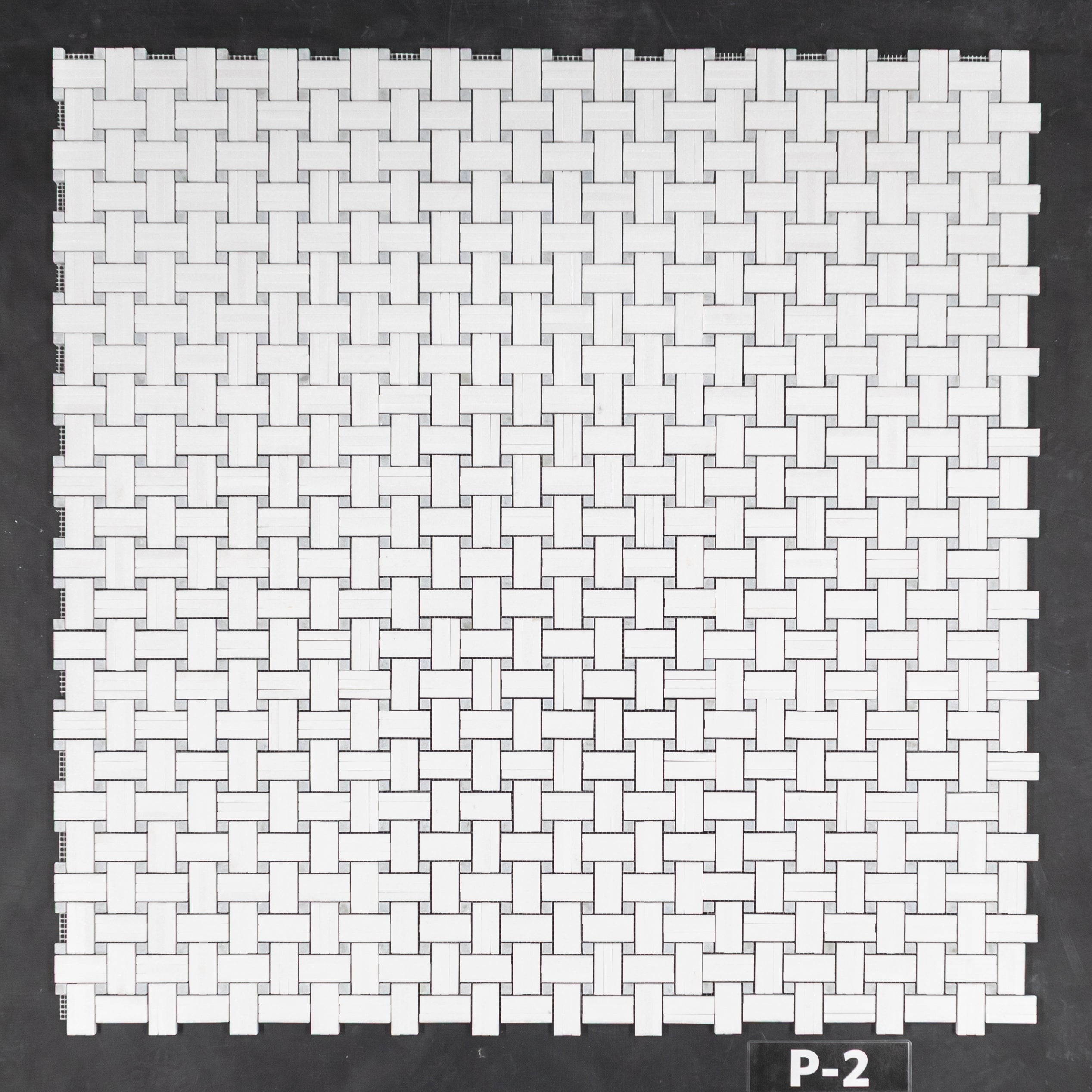 Elon Tile Tri-Weave tile pattern swatch — available at Surface Group