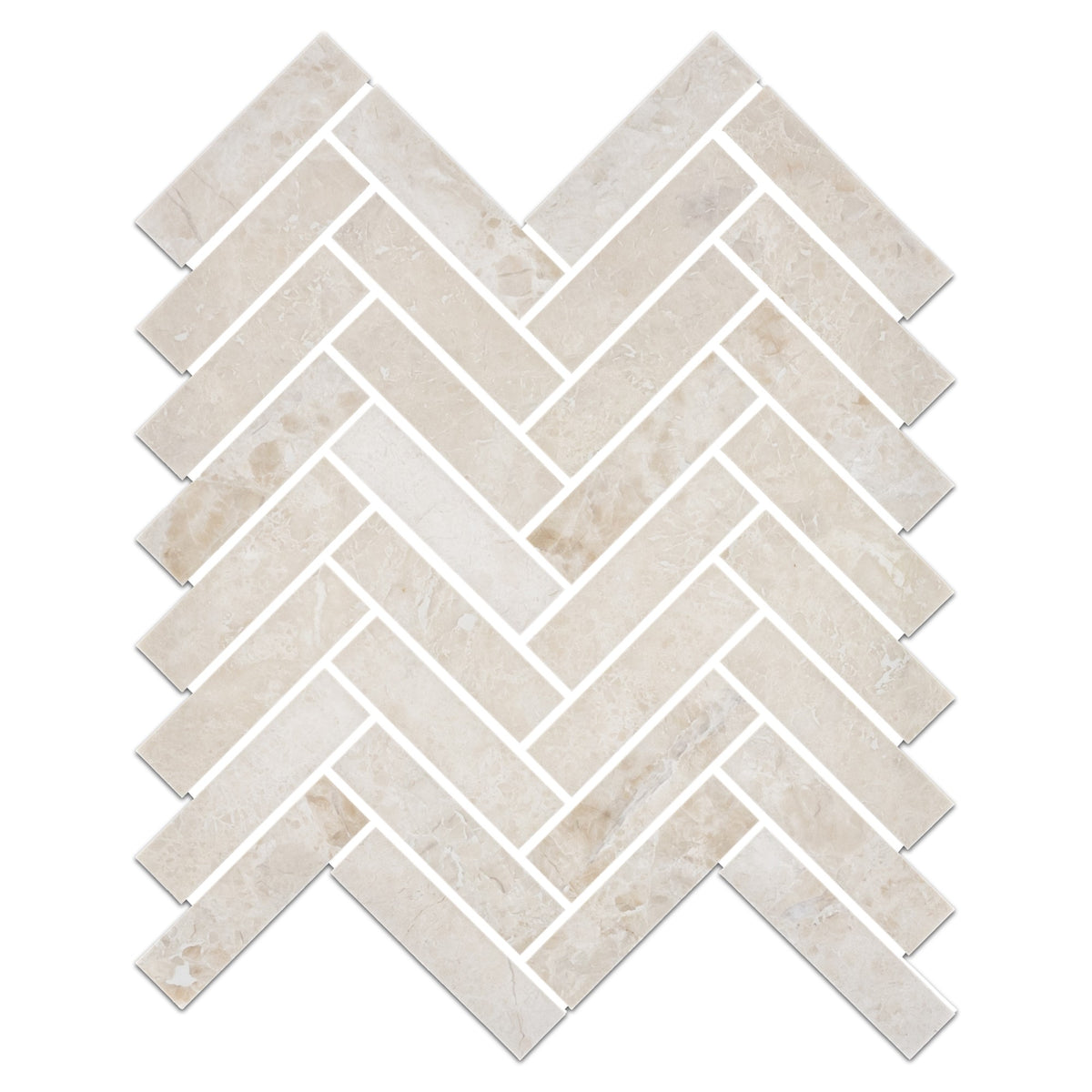 Elon Tile Herringbone tile — available at Surface Group