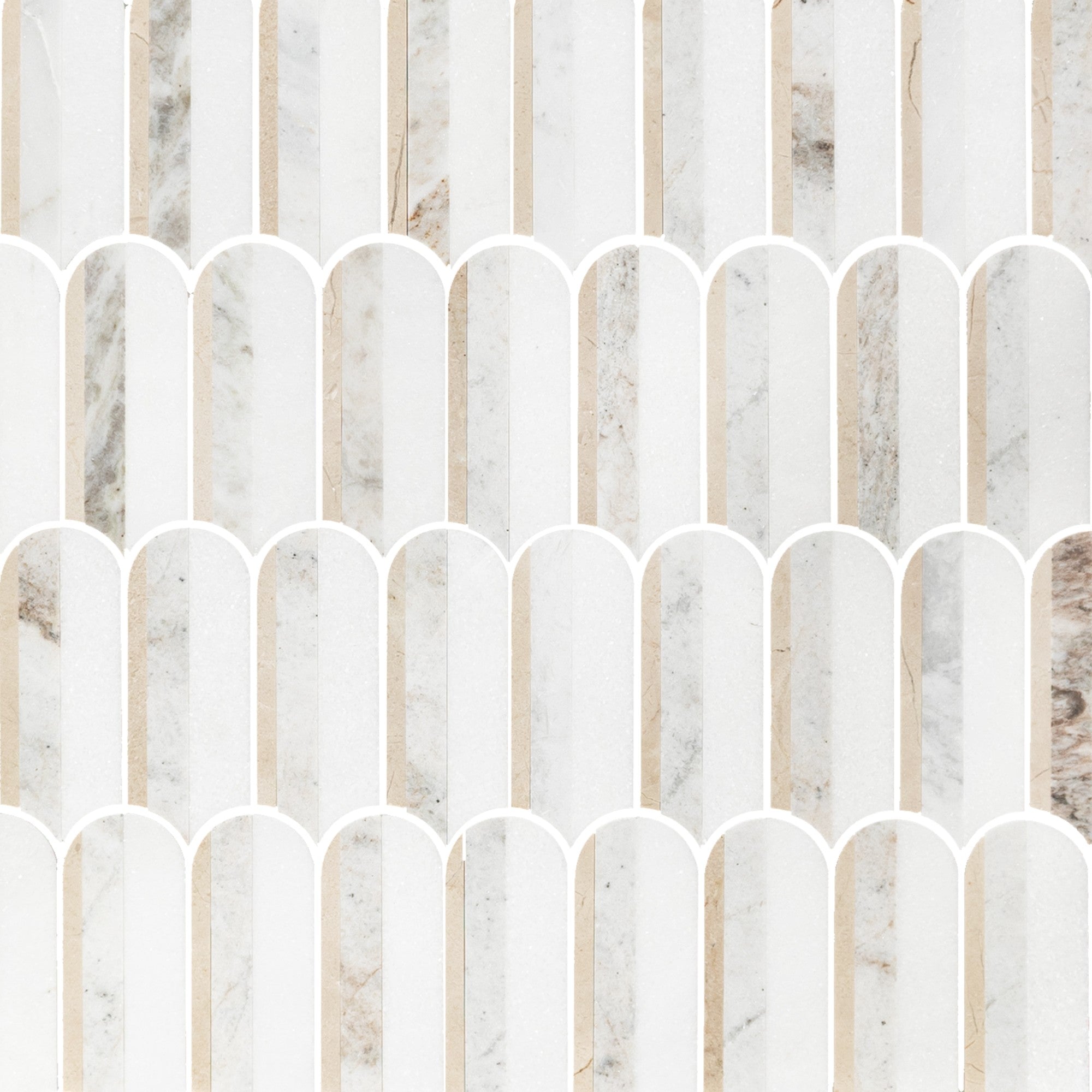 Elon Tile Wave tile pattern swatch — available at Surface Group