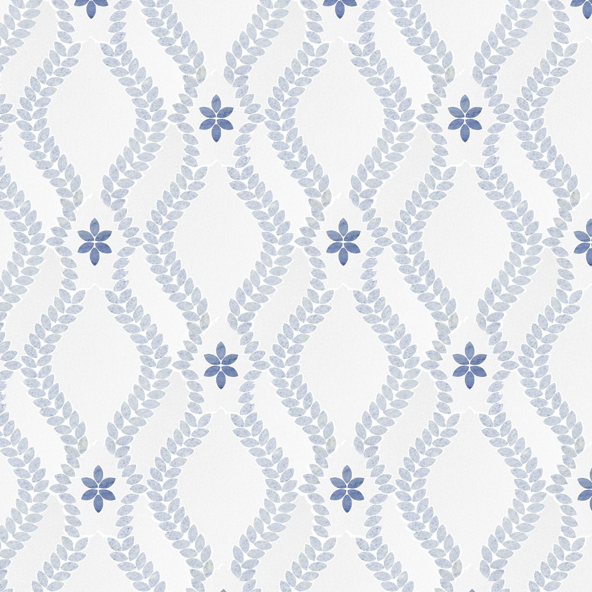 Elon Tile White Thassos Waterjet tile pattern swatch β available at Surface Group