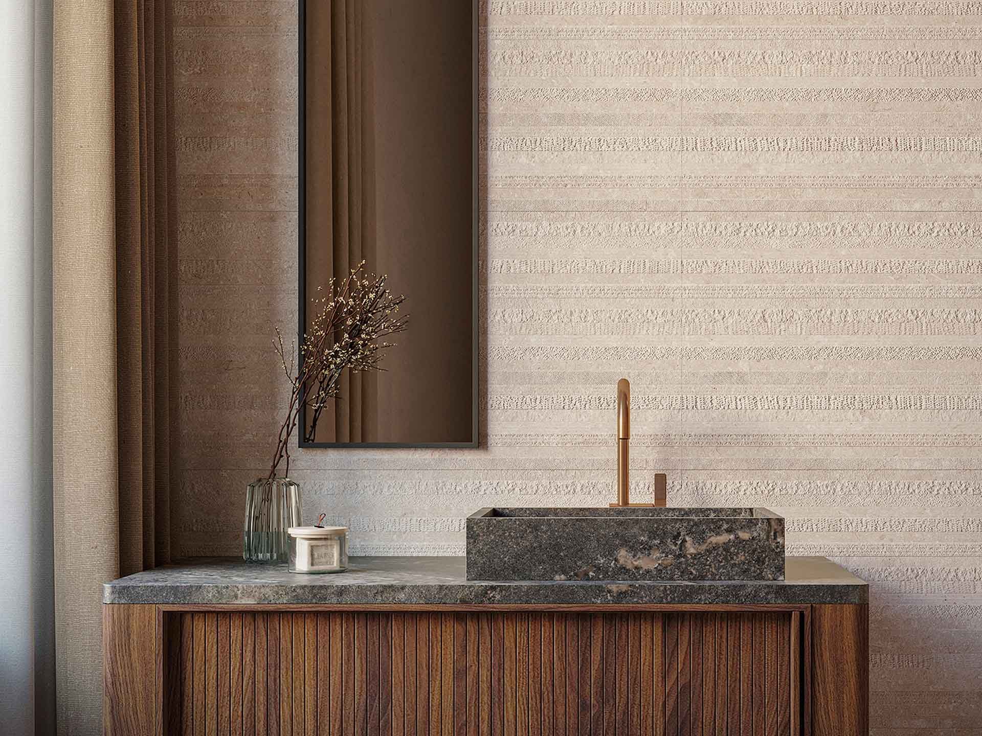 Coral Caliza Deco Wall Tile (18x47x11-mm | matt)