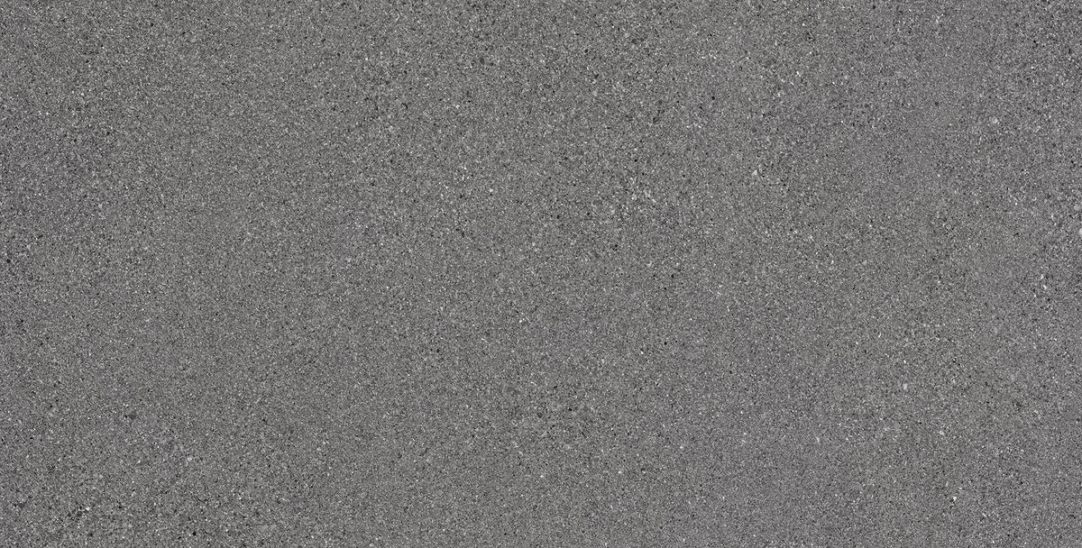 Grain Stone Dark porcelain field tile by Emil, naturale finish, 23 5/8"x47 1/4"x9.5-mm size. Premium Italian porcelain for floors and walls.