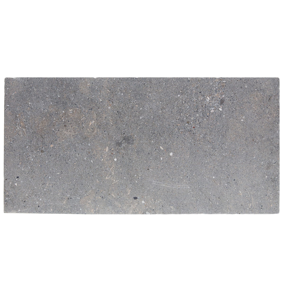 Argent field tile from Haussmann Natural Stone - high-quality limestone, honed finish, 12"x24"x3/8" rectangle tile for outdoor spaces.