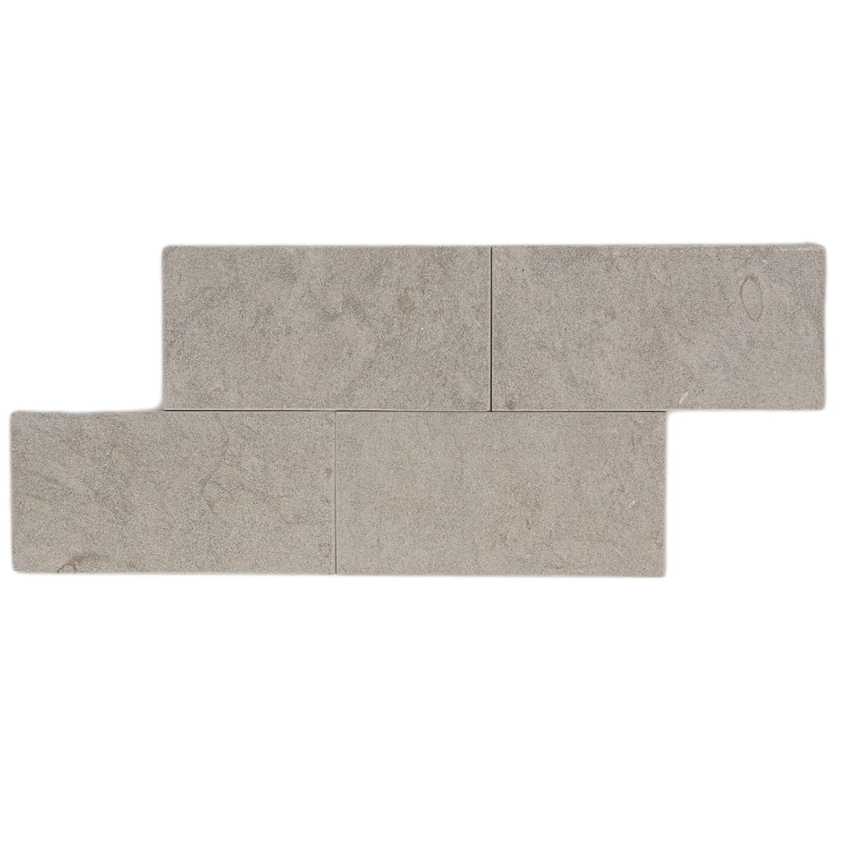 Bateig Blue Limestone Field Tile by Haussmann, 3x6 inches