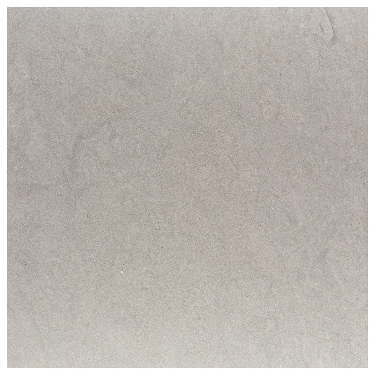 Bateig Blue limestone field tile from Haussmann, honed finish, straight edge, 18x18 inches, 0.625 inches thick, medium traffic wear rating.