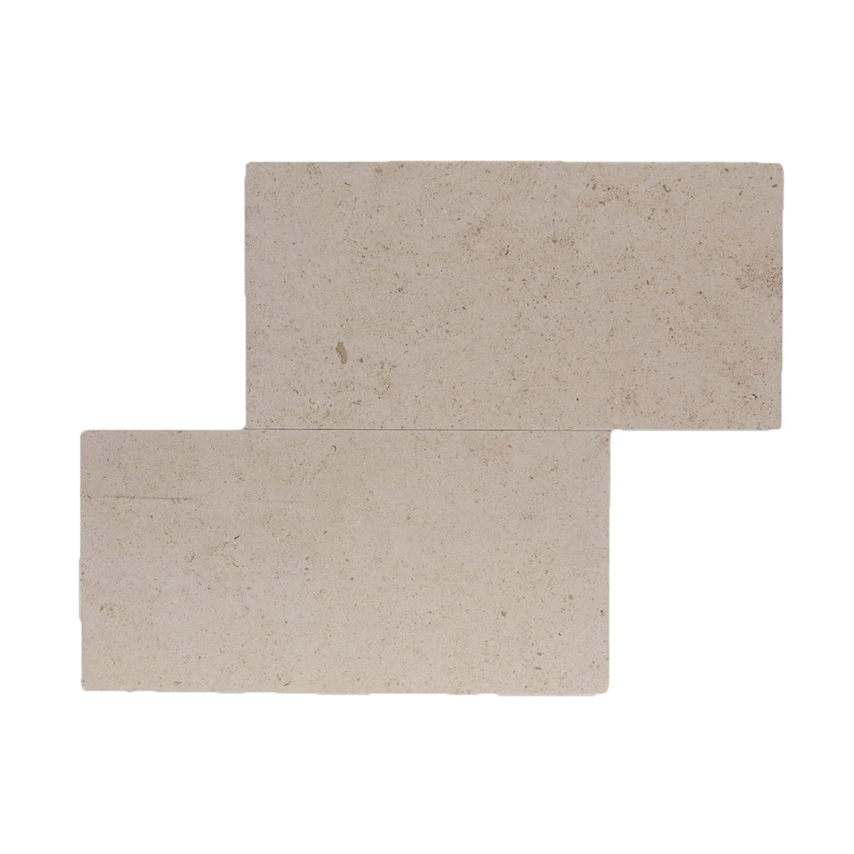 Belair Limestone Field Tile by Haussmann, honed limestone tile with straight edge and rectangular shape, 6"x12"x3/8" dimensions, suitable for residential and commercial use.