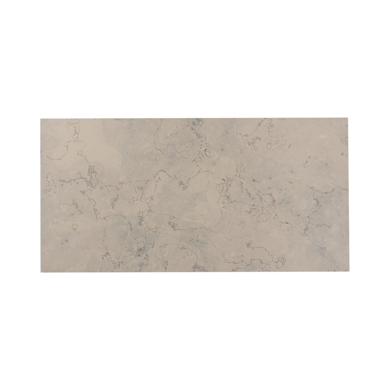 London Grey Field Tile - 12" x 24" x 0.375" limestone rectangle tile with honed finish and straight edges