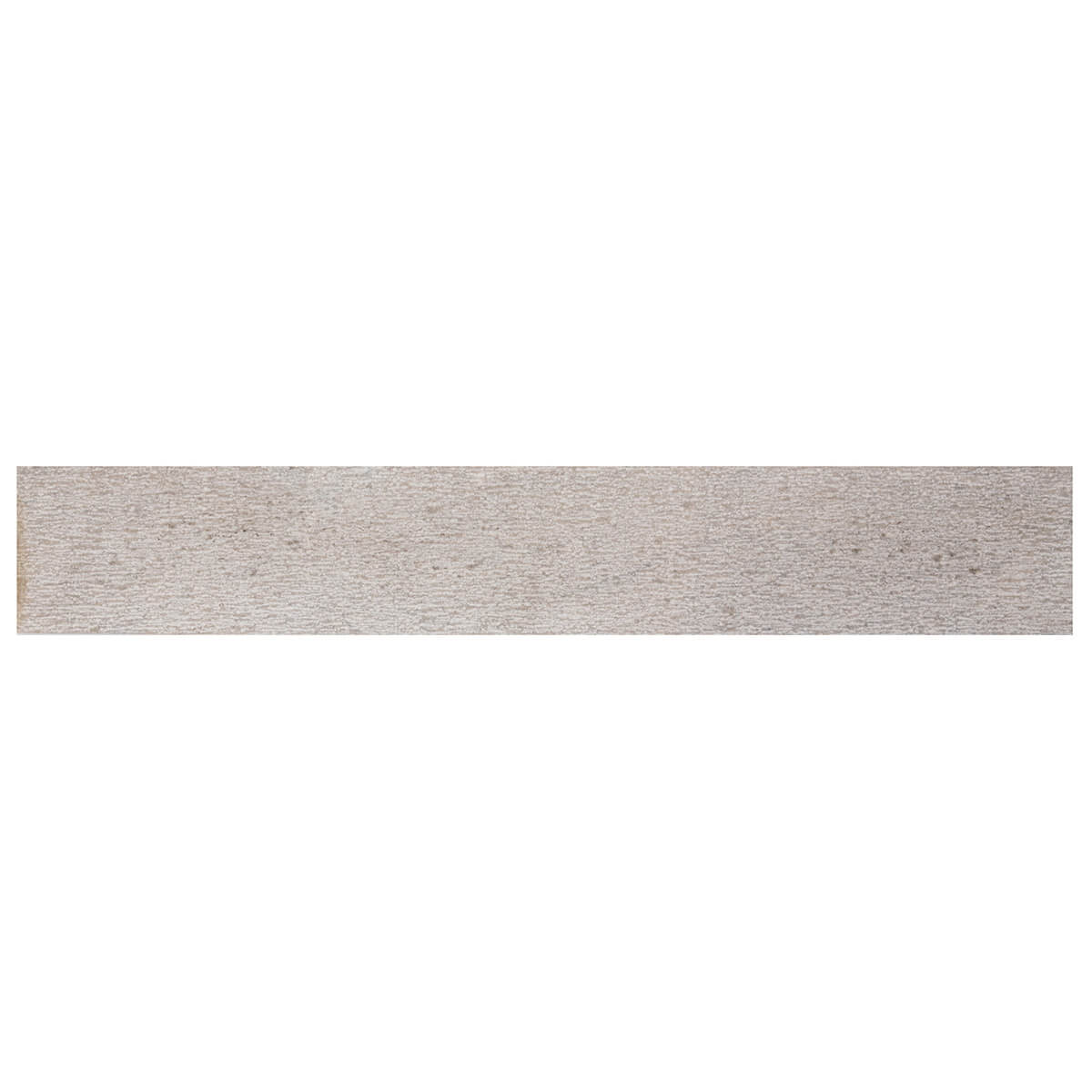 Haussmann Natural Stone London Grey limestone field tiles with linen finish and straight edges, 4x24x0.375 inches.