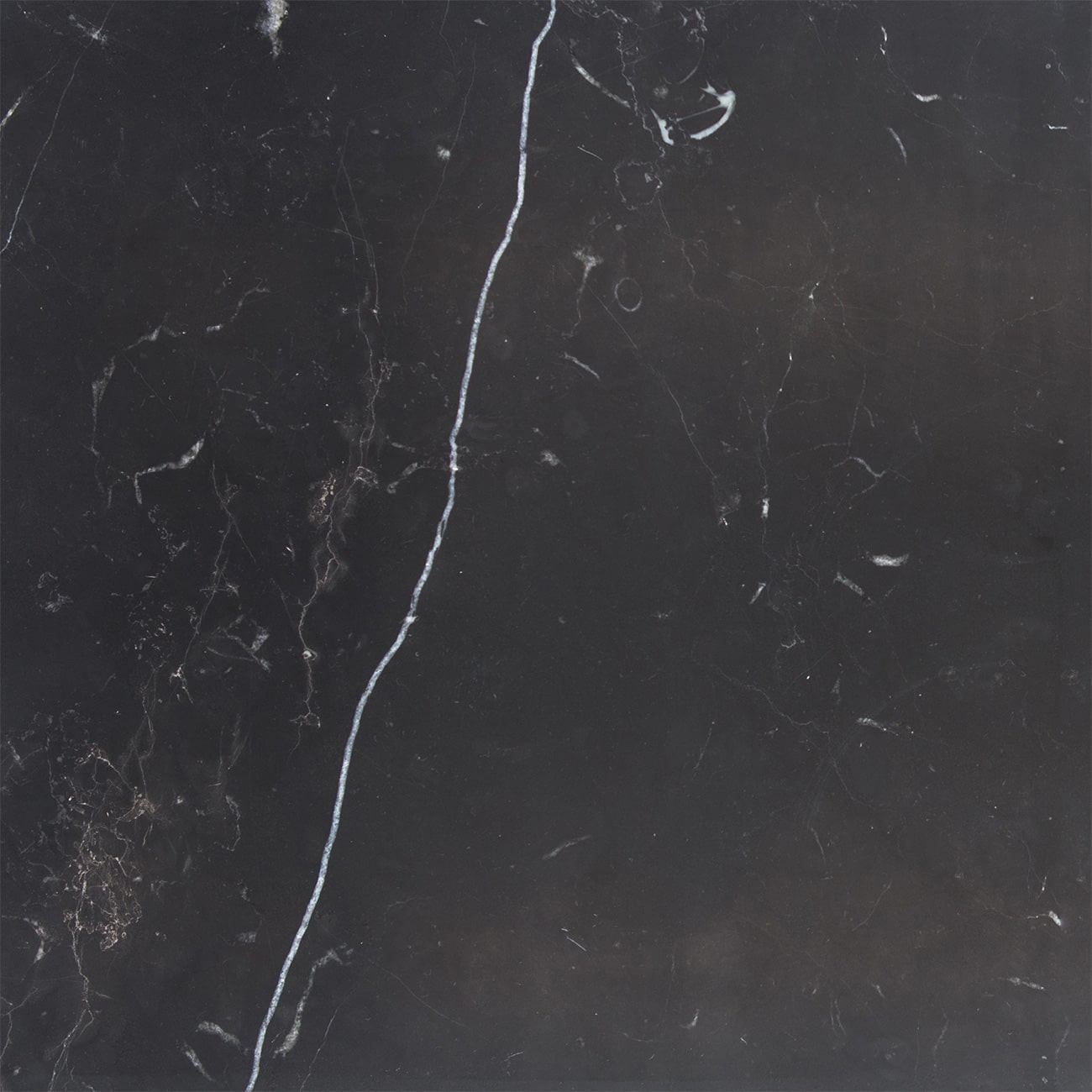 Nero Marquina marble field tile by Haussmann, ideal for flooring, wall cladding, and countertops in residential and commercial spaces.