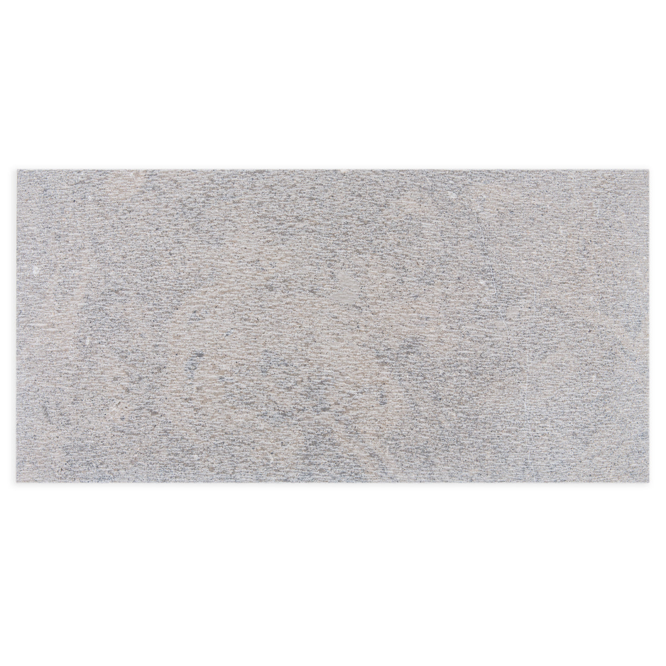Saint-Louis limestone field tile with linen finish and straight edge, 12x24x0.375 inches