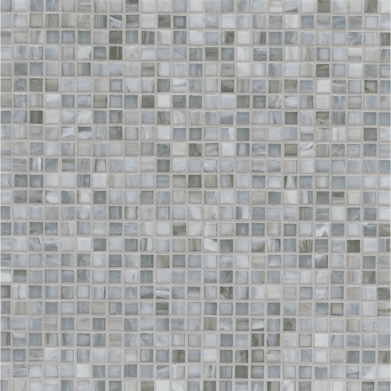 AGATE: Lucca 0.5"x0.5" Straight Stack Field Mosaic (12.52"x12.52" | silk)