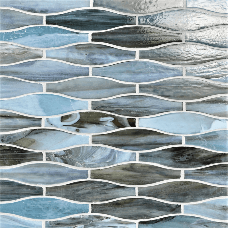 AGATE: Rimini Taiko Offset Field Mosaic (9.77"x12.49" | pearl)