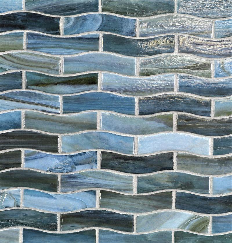 AGATE: Rimini Zing Offset Field Mosaic (9.92"x12.28" | pearl)