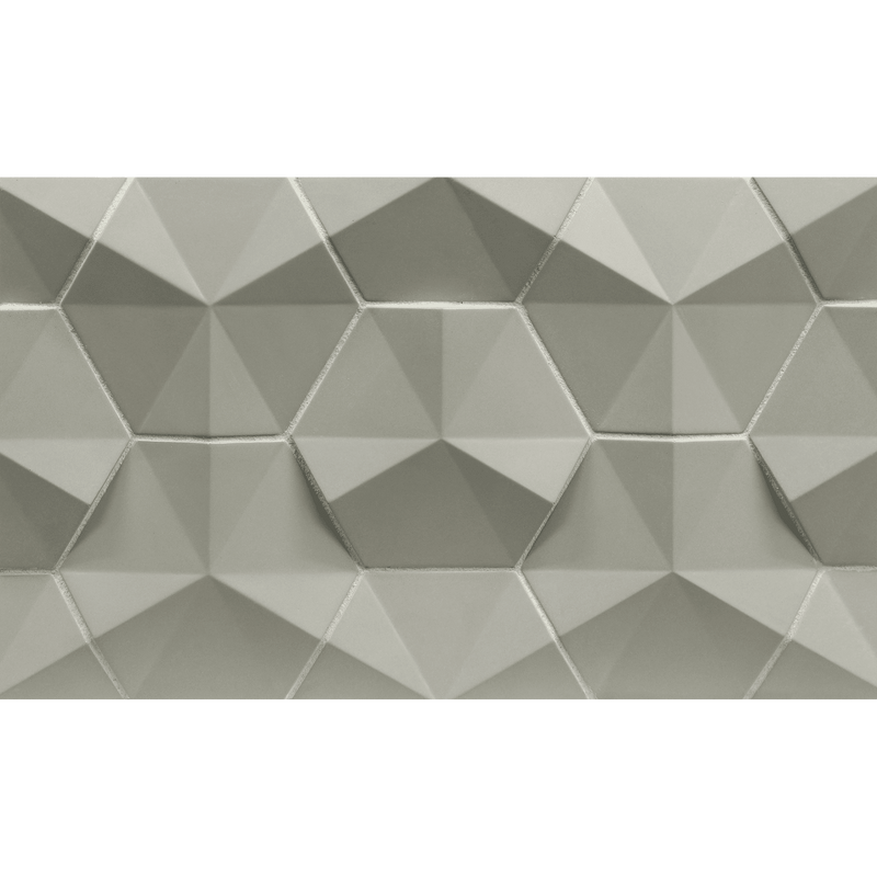 CONTOURS: Camo Fanfare Hexagon Field Tile (4" | matte)