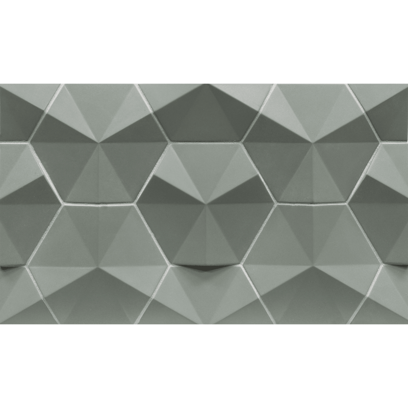 CONTOURS: Ginkgo Fanfare Hexagon Field Tile (4" | matte)