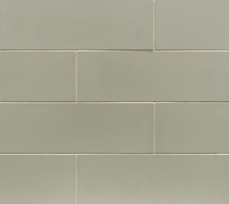 CONTOURS: Green Tea Rectangle Field Tile (3"x9" | matte)