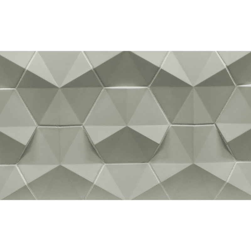 CONTOURS: Herb Fanfare Hexagon Field Tile (4" | matte)