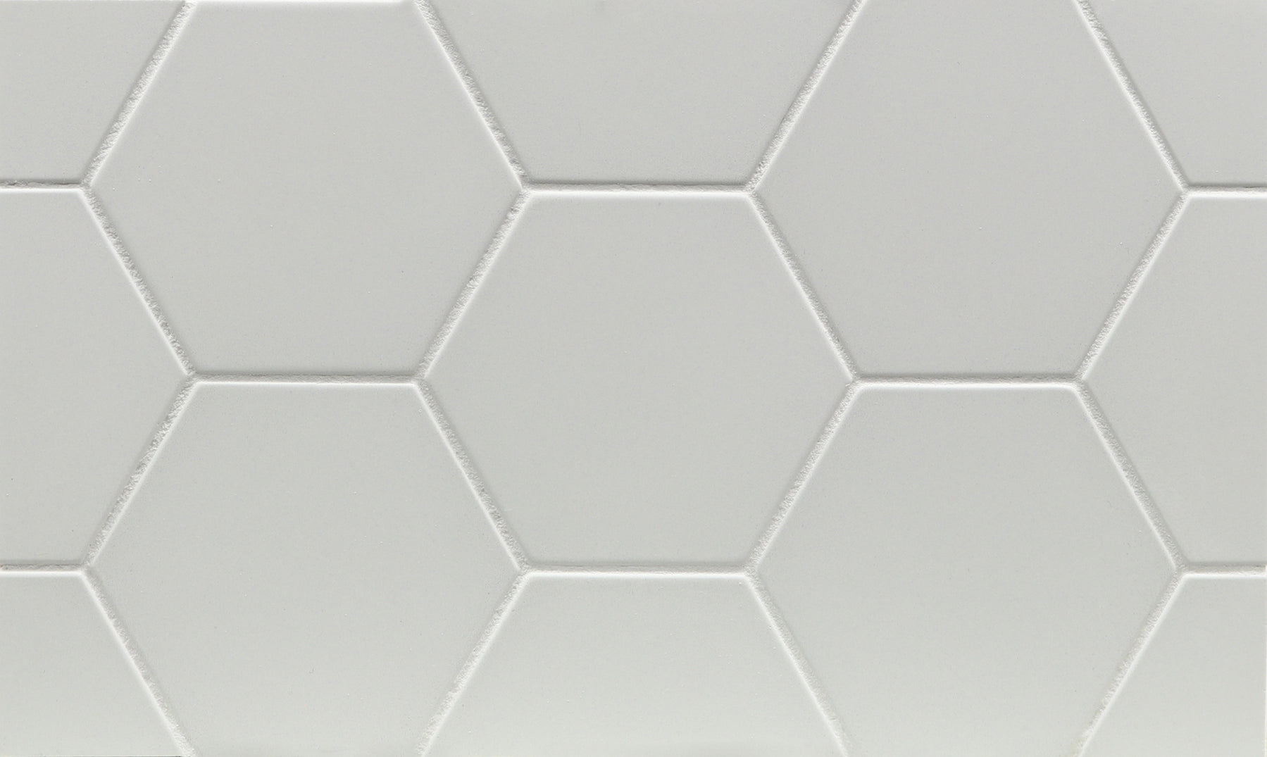 CONTOURS: Sea Salt Hexagon Field Tile (4" | matte)