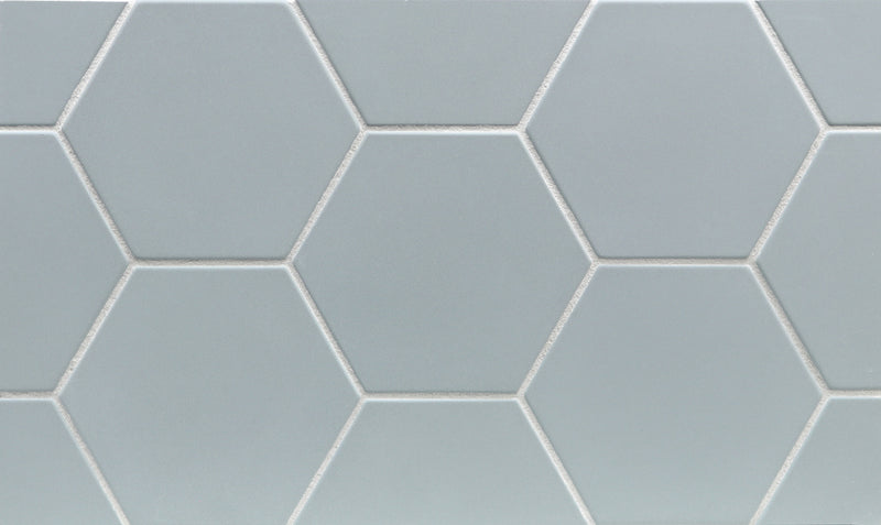 CONTOURS: Urban Mist Hexagon Field Tile (4" | matte)