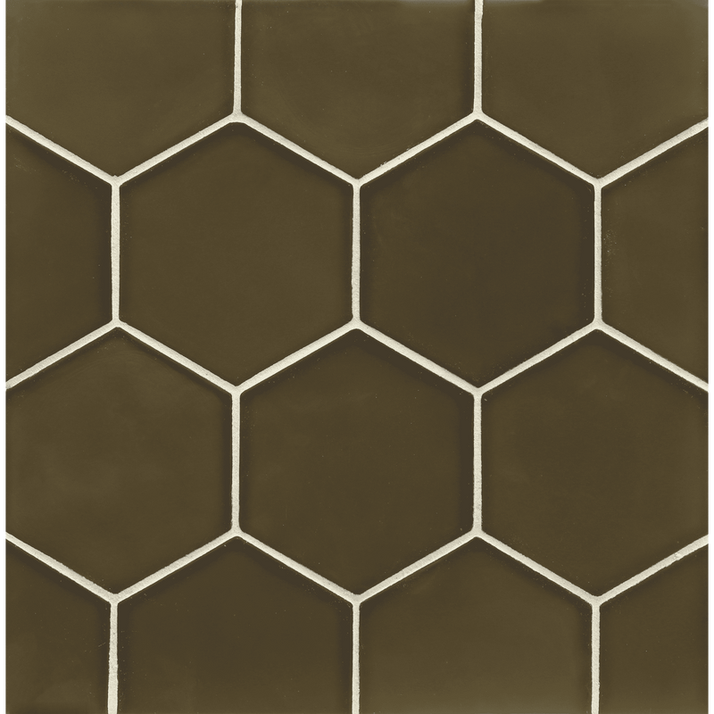 FLUX: Bancha Hexagon Field Tile (4" | silk)