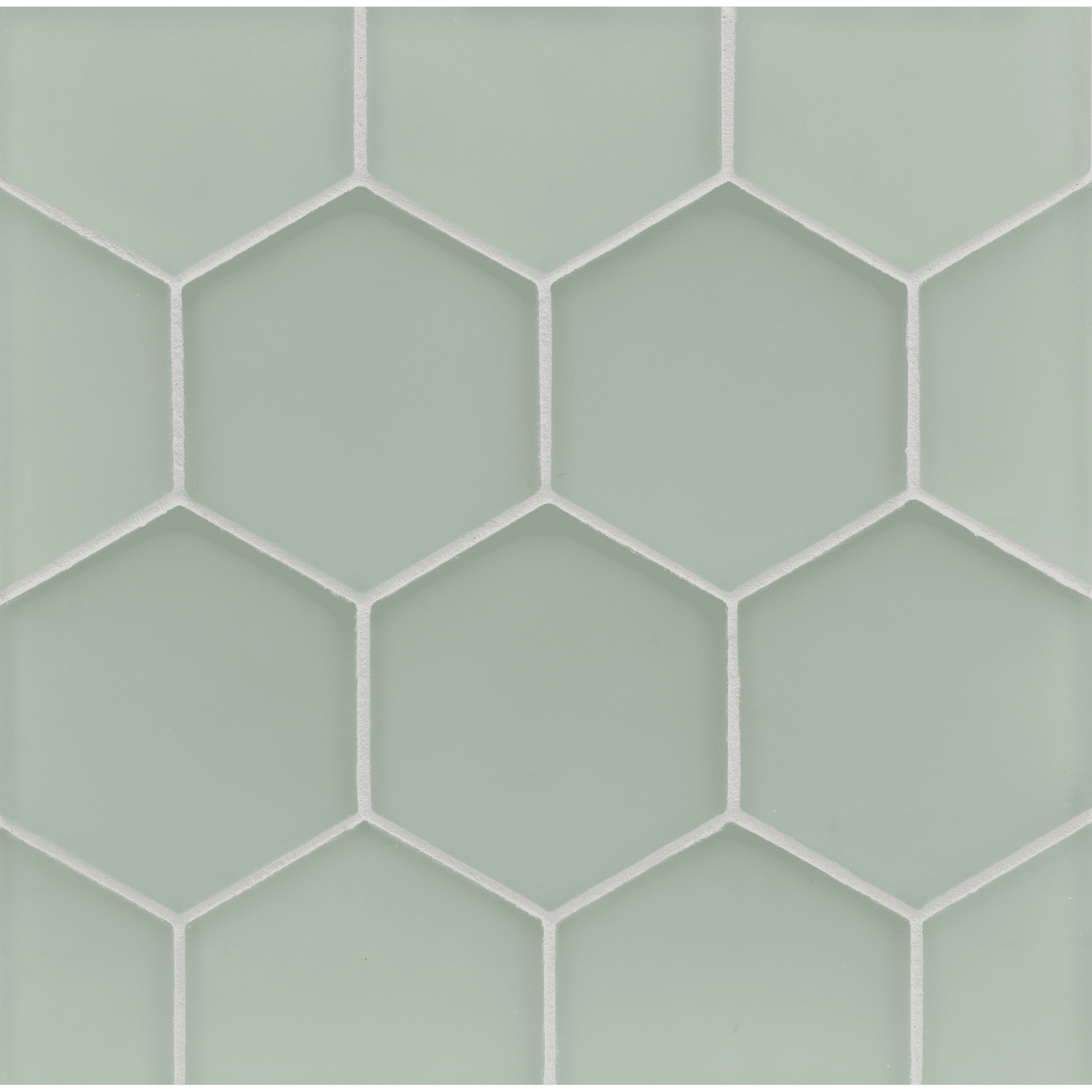 FLUX: Cayman Blue Hexagon Field Tile (4" | silk)