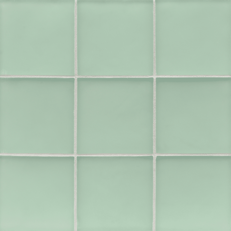 FLUX: Cayman Blue Square Field Tile (4"x4" | silk)