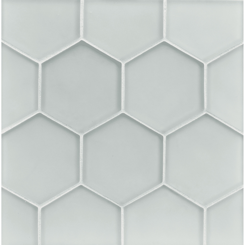 FLUX: Clear Hexagon Field Tile (4" | silk)