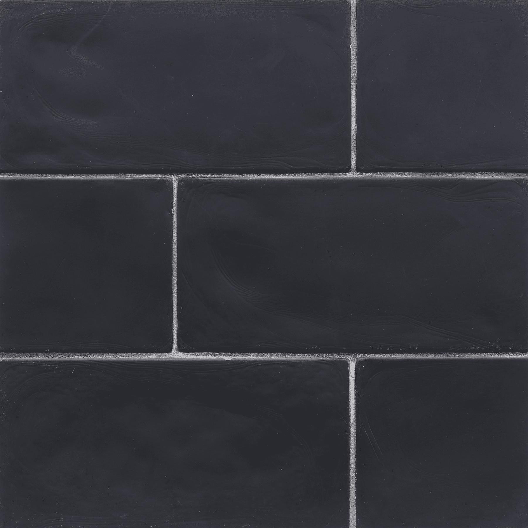 FLUX: Midnight Black Rectangle Field Tile (4"x8" | silk)