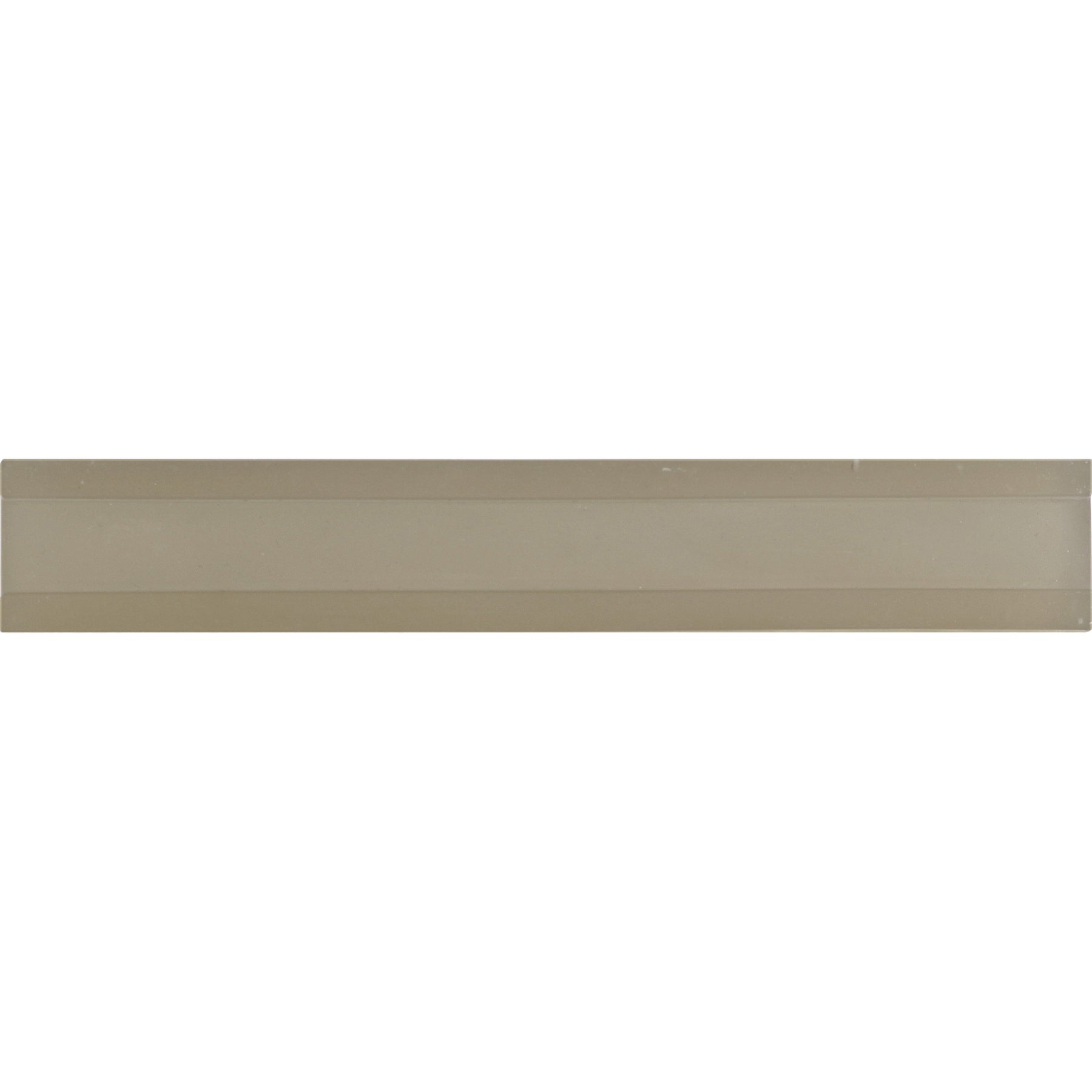 GLASS BARS: Latte Channel Bar Liner (1 1/4"x7 7/8" | silk)