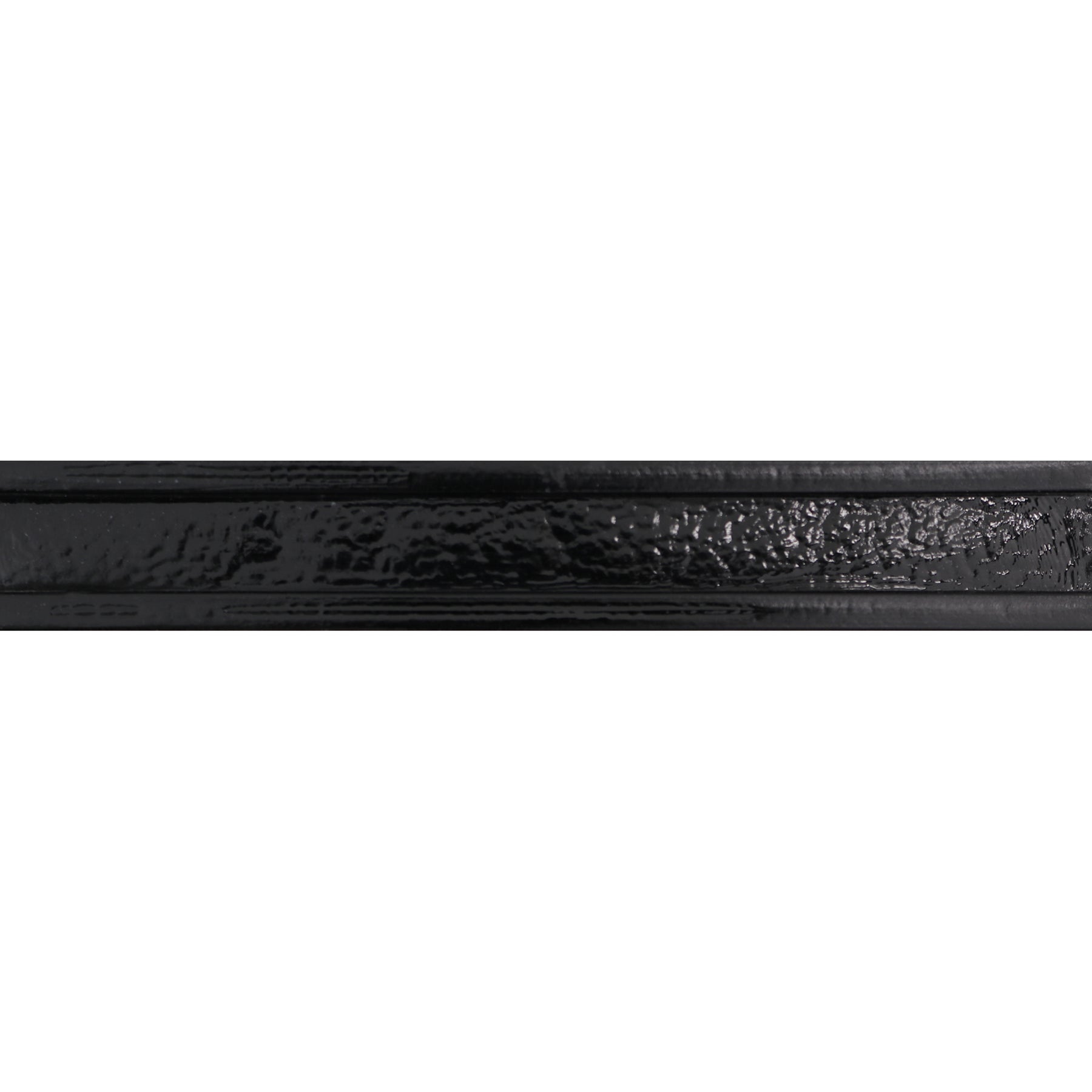 GLASS BARS: Midnight Black Channel Bar Liner (1 1/4"x7 7/8" | natural)