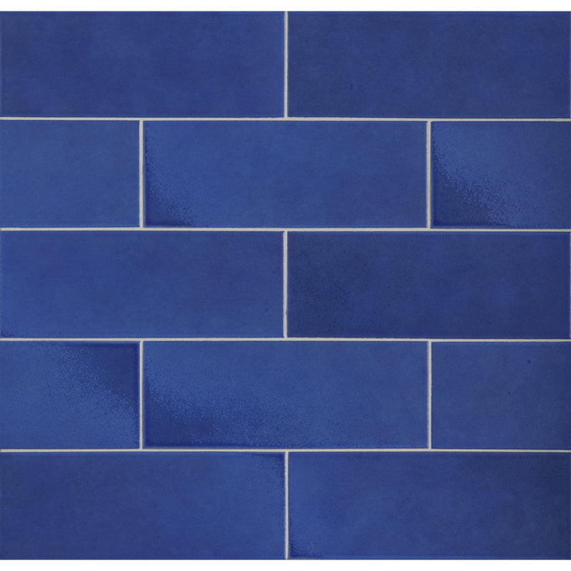 GRAPHITE: Klein Blue Rectangle Field Tile (3 1/2"x9 1/2" | glossy)