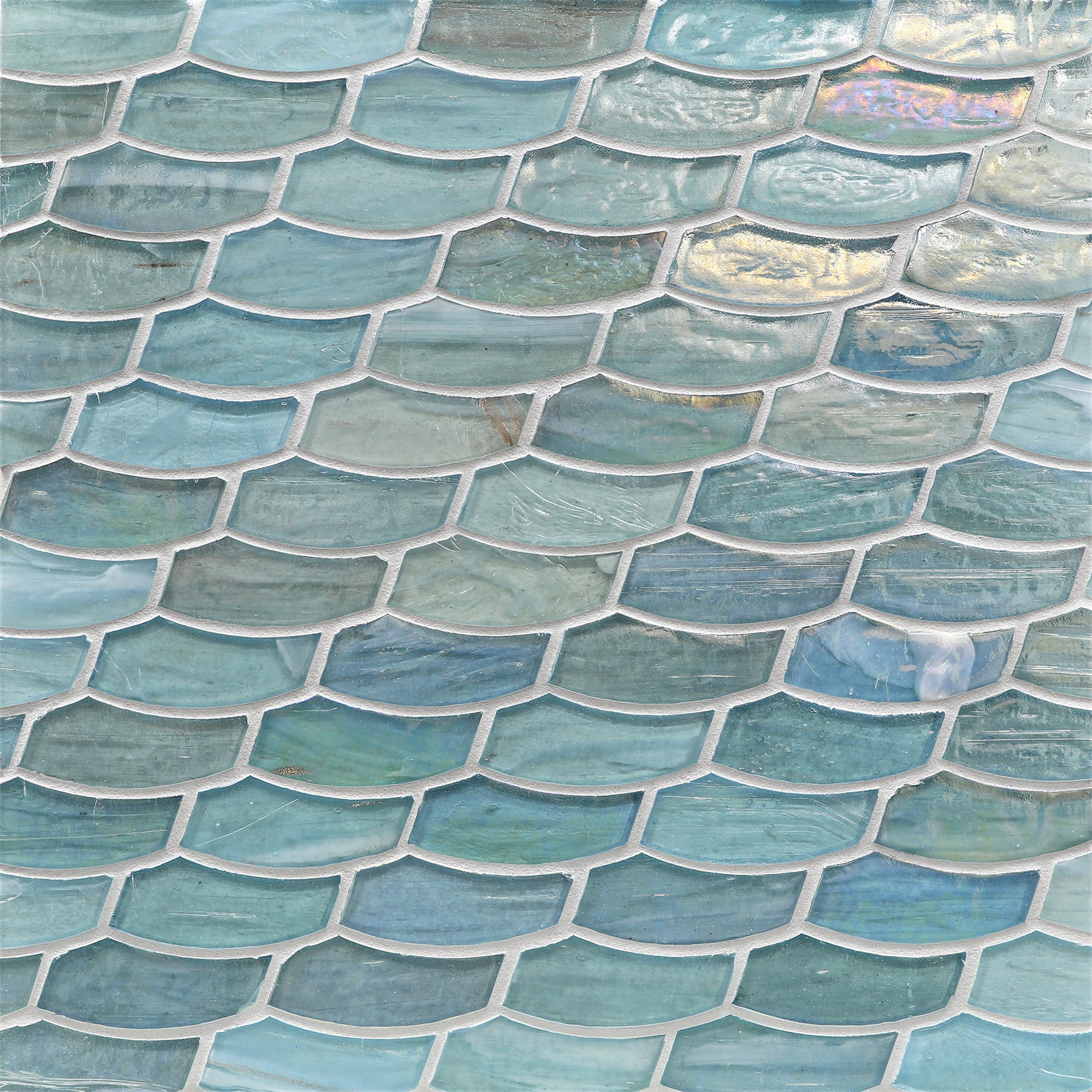JAW: Mineral Springs Feather Offset Field Mosaic (9.92"x10.24" | pearl)