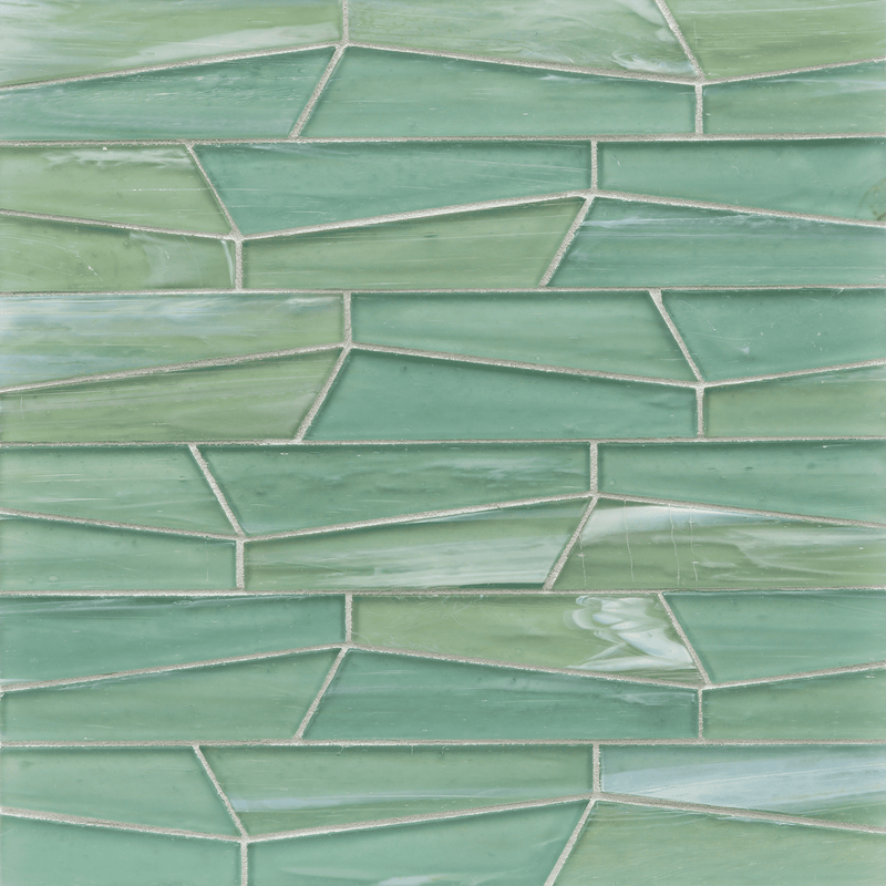LUCE: Intrigue Fin Offset Field Mosaic (10.05"x12.04" | silk)