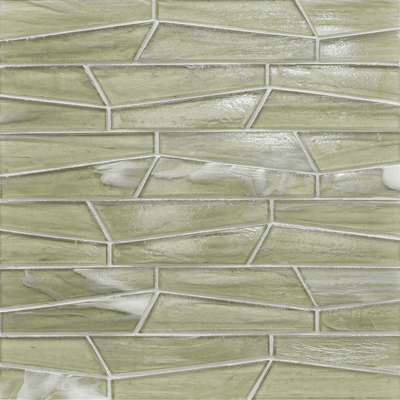 LUCE: Zephyr Fin Offset Field Mosaic (10.05"x12.04" | pearl)