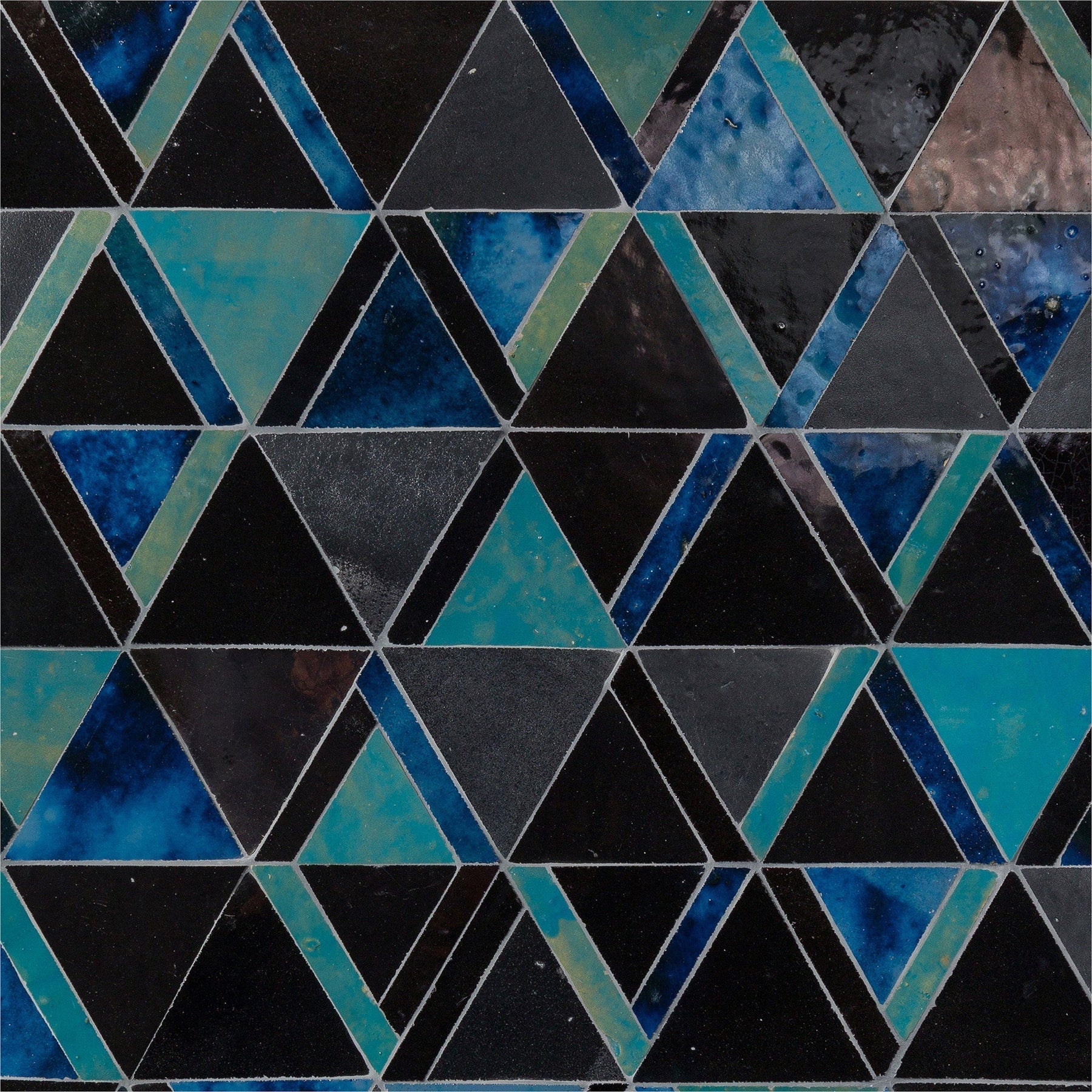 MISTRAL: Airglow Kilim Triangular Field Mosaic (11.89"x6.93" | semi glossy)
