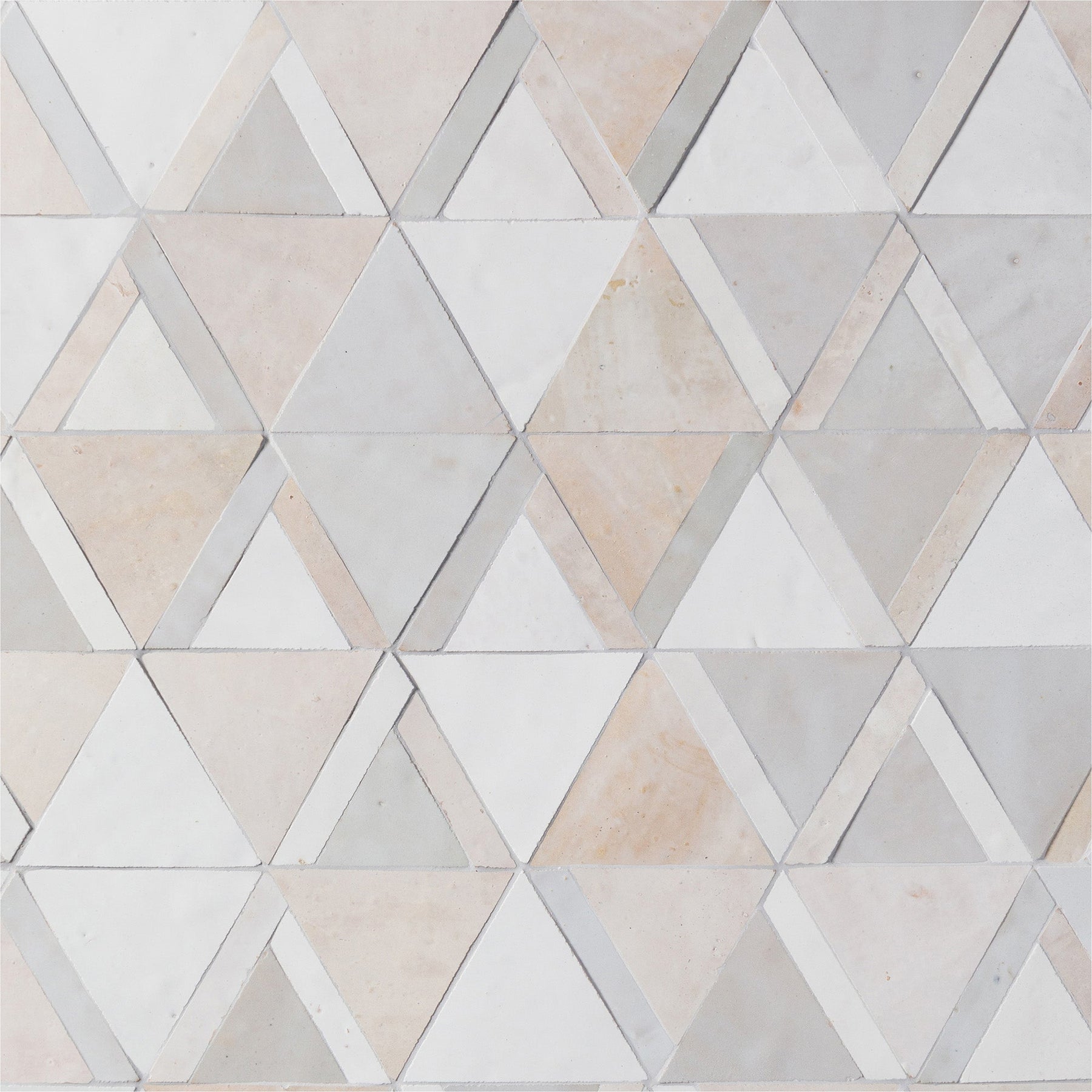 MISTRAL: Casablanca Kilim Triangular Field Mosaic (11.89"x6.93" | semi glossy)