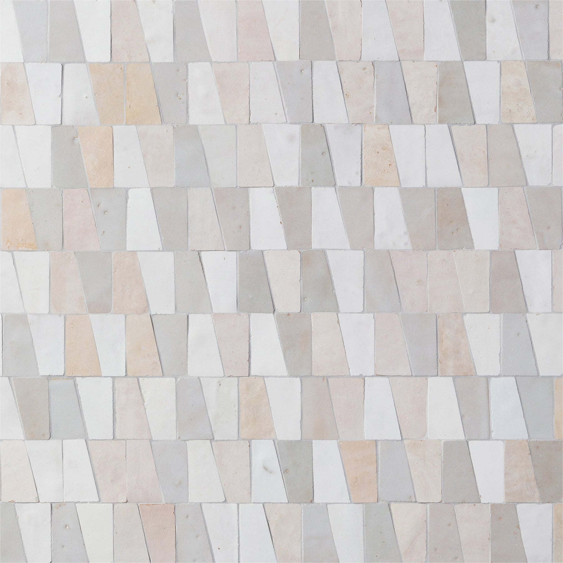 MISTRAL: Casablanca Trapezium Offset Field Mosaic (11.73"x11.34" | semi glossy)