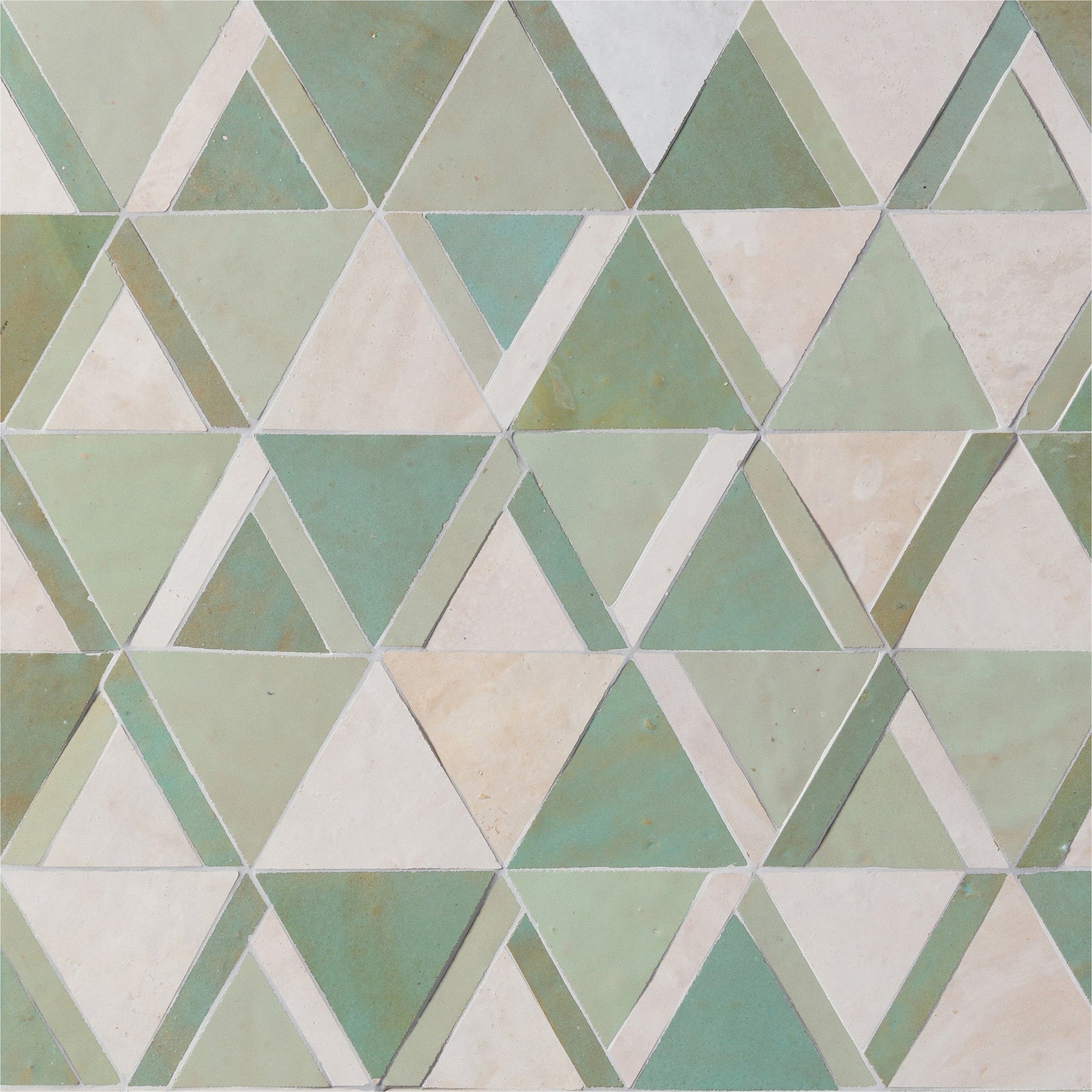MISTRAL: Medina Kilim Triangular Field Mosaic (11.89"x6.93" | semi glossy)