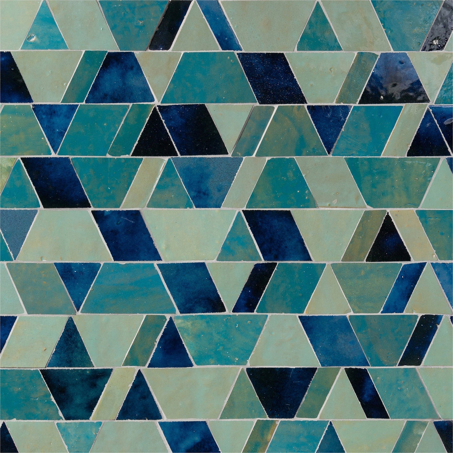 MISTRAL: Oasis Reverie Offset Field Mosaic (11.38"x11.73" | semi glossy)