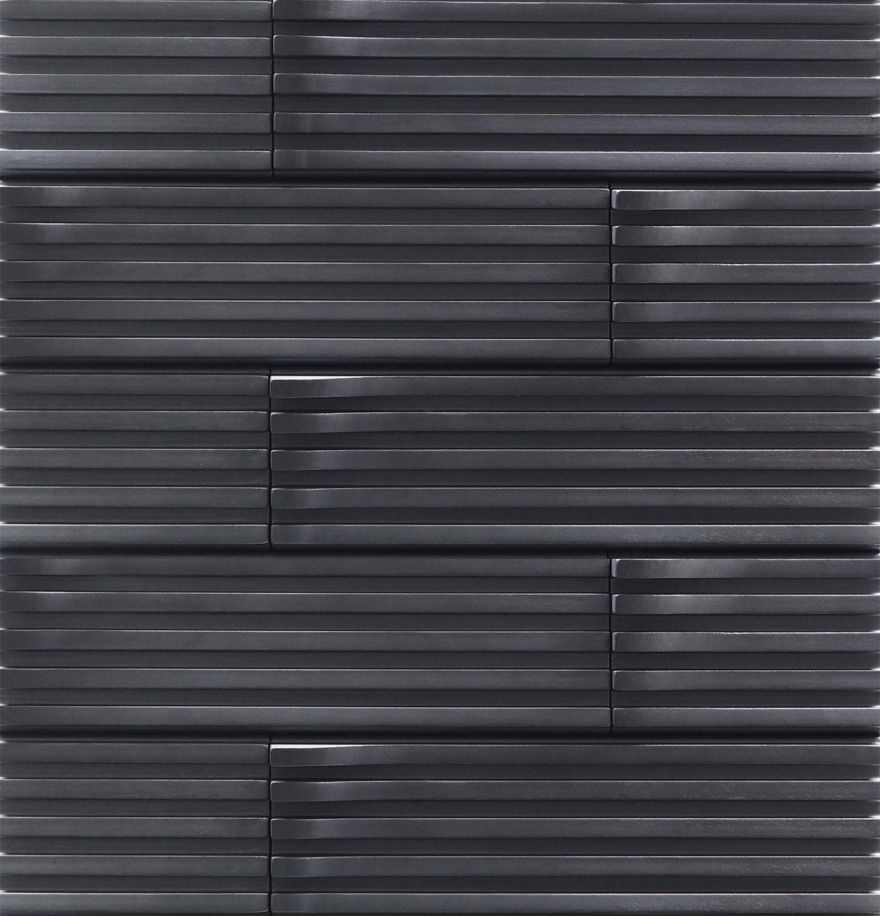 MOMENTUM: Dark Silver Rise Left Rectangle Field Tile (4"x13" | semi glossy)