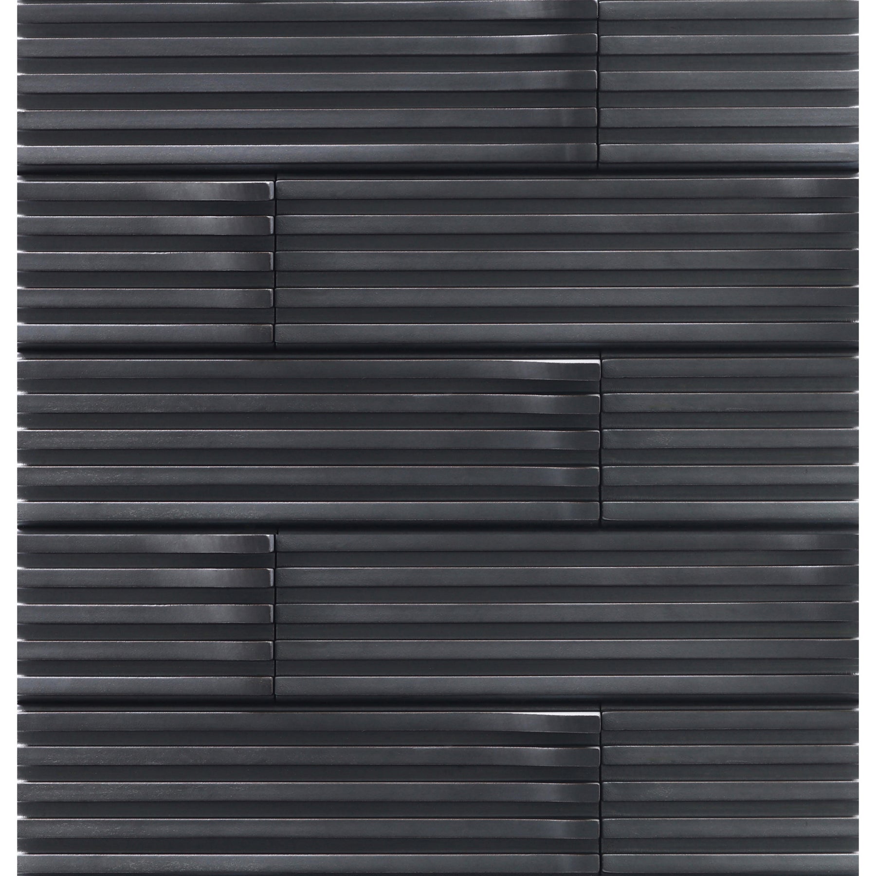 MOMENTUM: Dark Silver Rise Right Rectangle Field Tile (4"x13" | semi glossy)