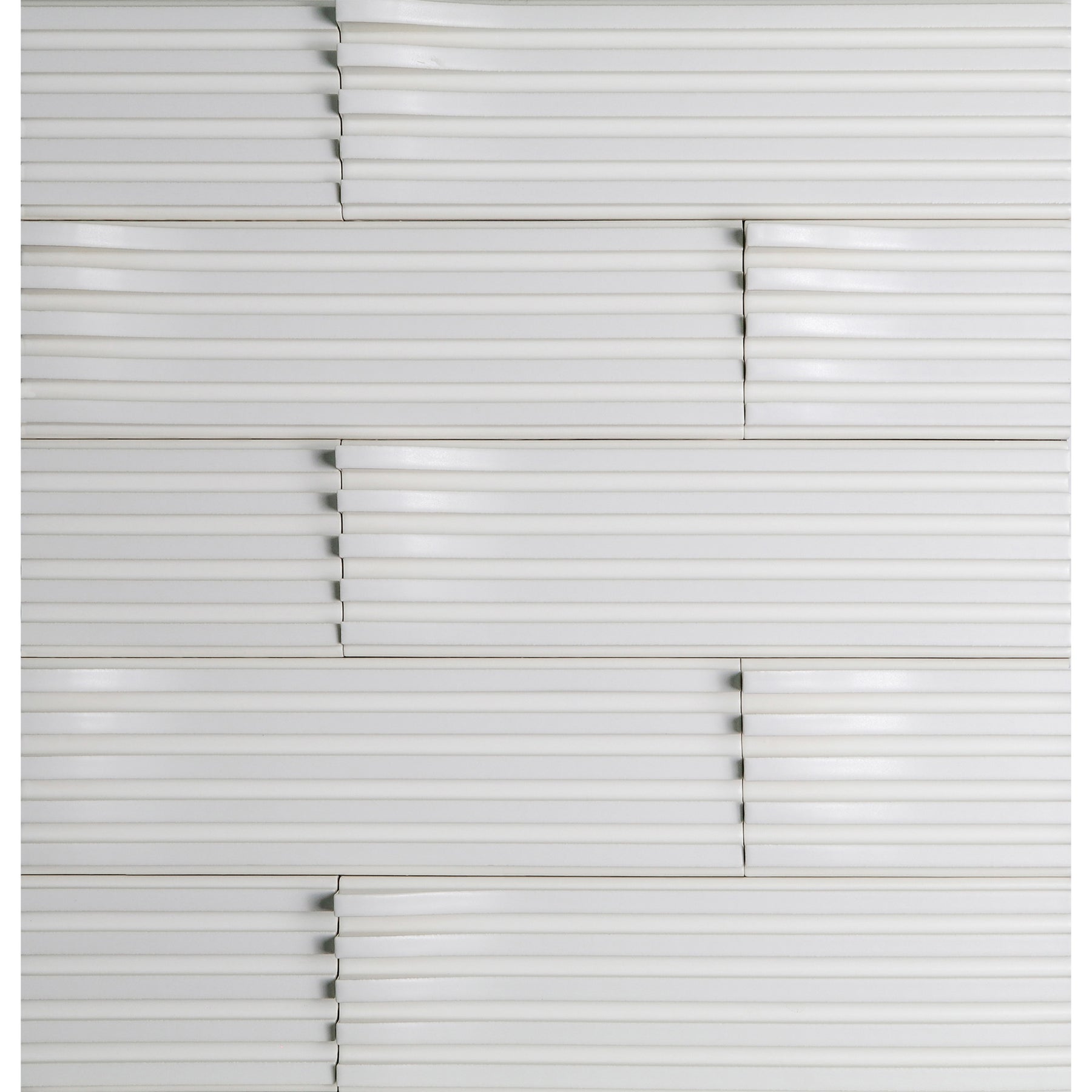 MOMENTUM: White Sand Rise Left Rectangle Field Tile (4"x13" | semi glossy)